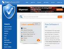 Tablet Screenshot of freesoftware4all.co.uk